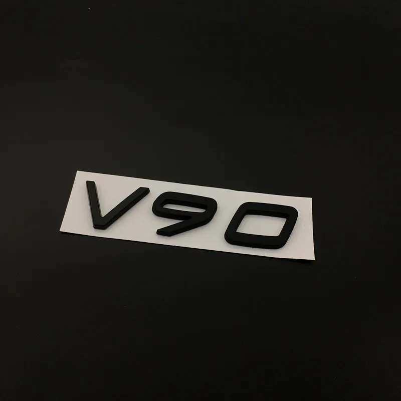 

Applicable to Volvo V40 V60 V90 Tail Tag Decorative Stickers Black Modified Displacement Car Logo Trunk Sign Sticker