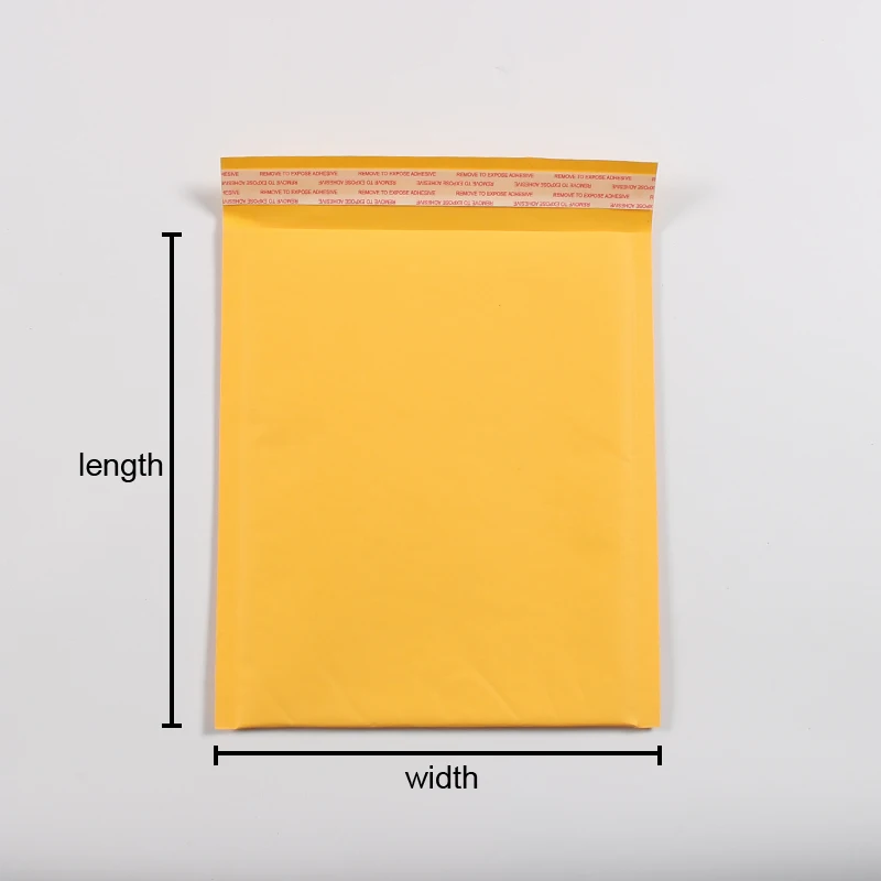 50pcs/lot Kraft Bubble Mailer Poly Shipping Envelopes with Bubble Shipping Bags Mailer Mailing Bags Padded Envelopes Packaging