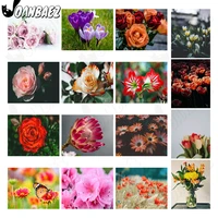 vintage flower diamond painting 5d diy wall art daffodil rose embroidery inlaid home room decoration gift accessories