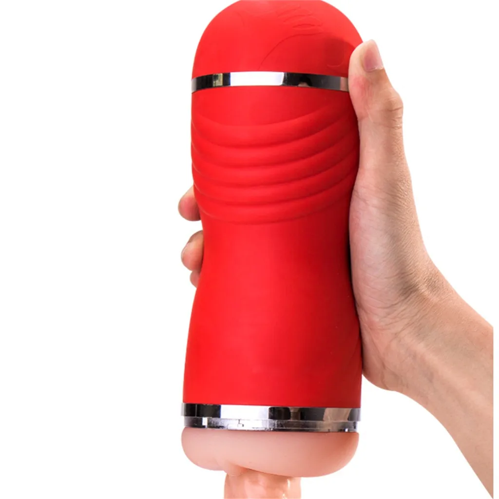 Двойное отверстие Мужской мастурбатор оральный вагинальный вибратор секс чашка