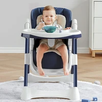 muti function baby high chair foldable dining table chair kid feeding chair with wheels removable children dining chair