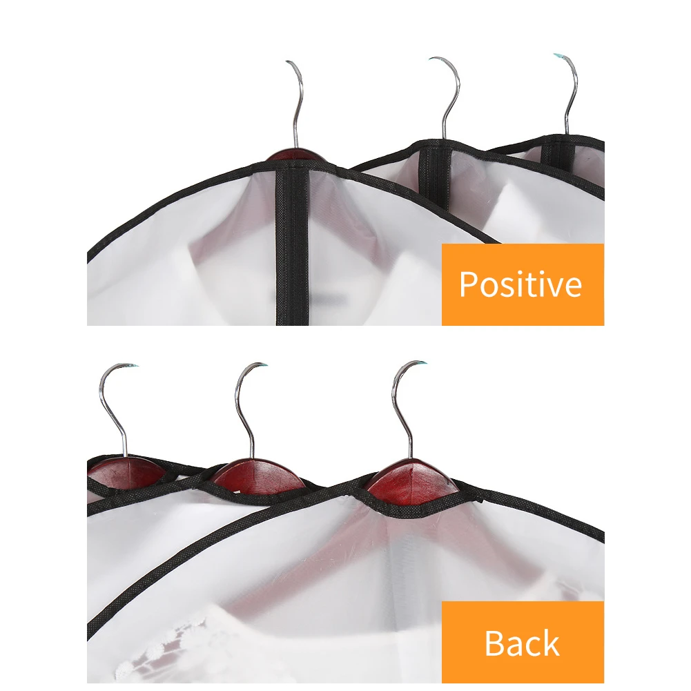 5 шт./компл. чехол для одежды прозрачная сумка костюма защита от моли дышащая