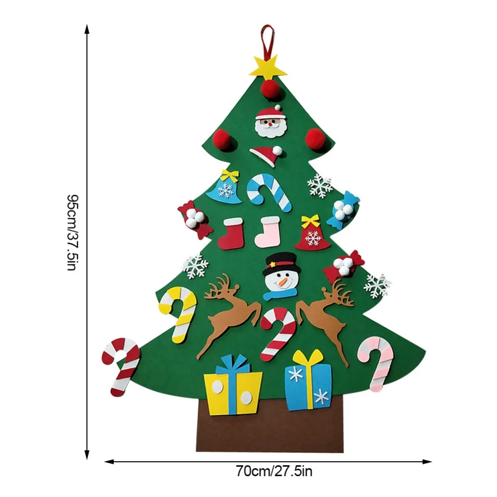 

Felt Christmas Tree Decorations Christmas Tree Pendant Children DIY Ozdoby Choinkowe Arbol Navidad Christmas Tree Decor