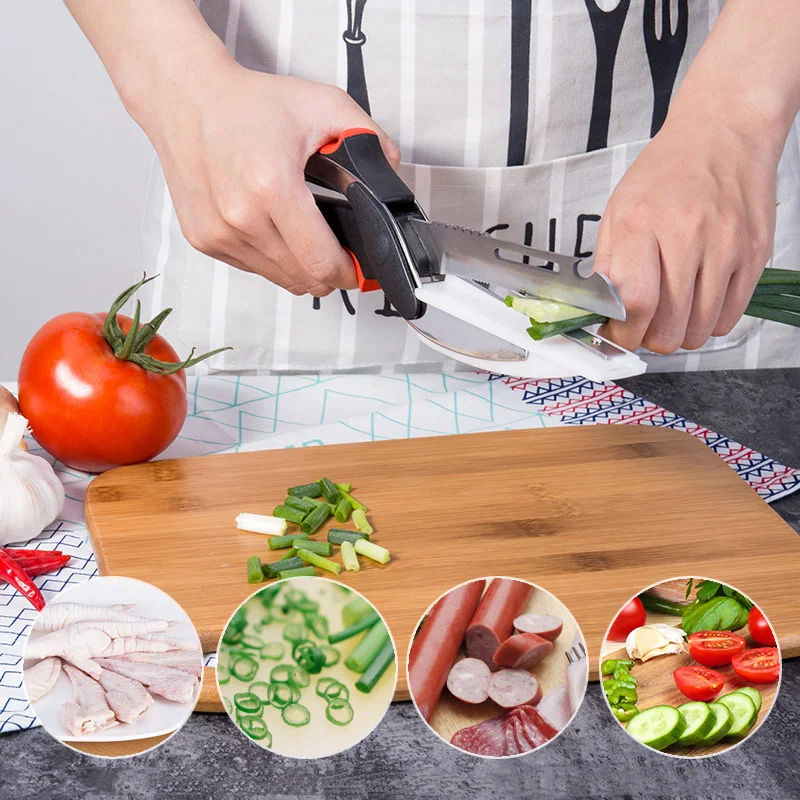 Пищевые ножницы Многофункциональные бытовые из нержавеющей стали