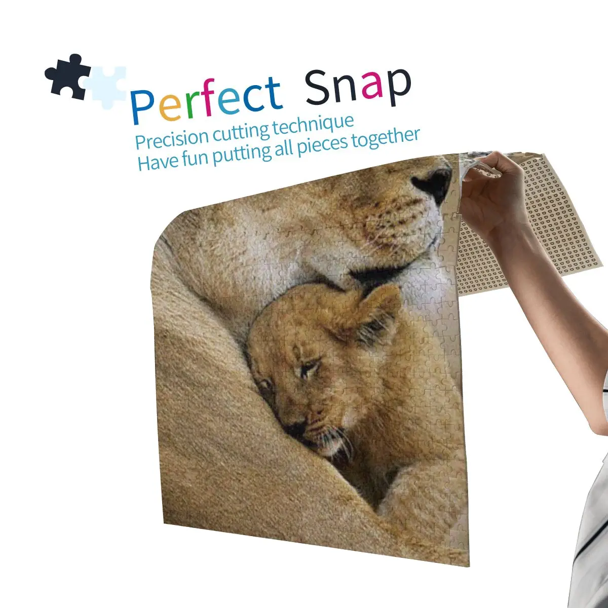 

Пазл для взрослых с изображением Льва и животных, 1000 шт.