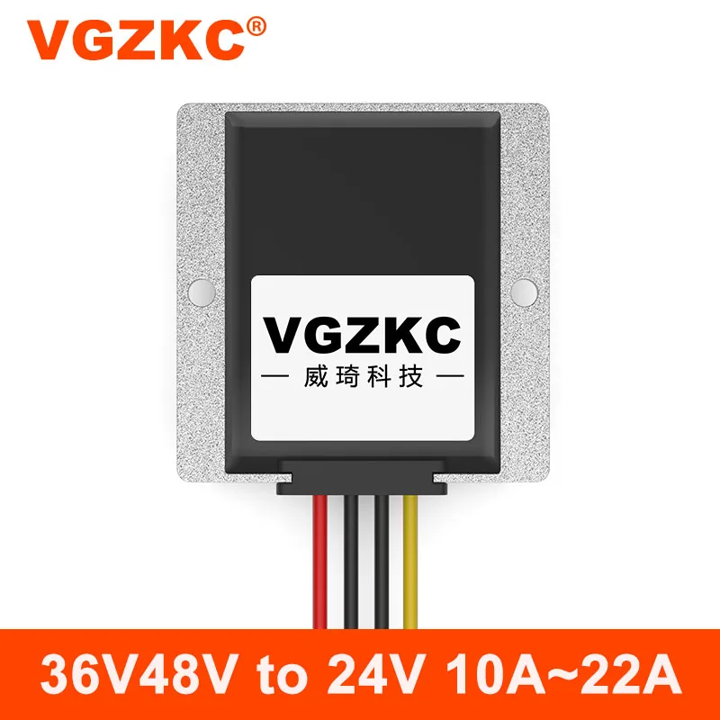 

VGZKC 36V48V to 24V 10A 15A 20A 22A DC power converter 30-60V to 24V car buck power regulator