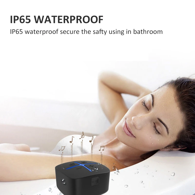 Bathroom Bluetooth Speaker Wireless Waterproof Shower Speakers for Phone PC Soundbar Hand Free Car Loudspeaker Protable Outdoor images - 6