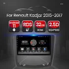 Автомагнитола 2DIN на Android 11 для Renault Kadjar 2015, 2016, 2017, управление рулевым колесом, Carplay, FM, AM, радио, Mirror Link