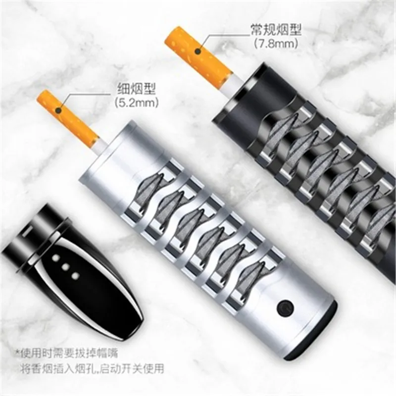 Металлическая зажигалка с USB защита от пыли аксессуар для сигарет аксессуары