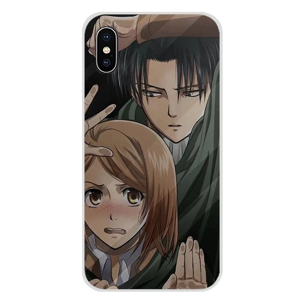 For LG G3 G4 Mini G5 G6 G7 Q6 Q7 Q8 Q9 V10 V20 V30 X Power 2 3 K10 K4 K8 2017 Soft Transparent Cases Cover Attack On Titan Anime | Мобильные