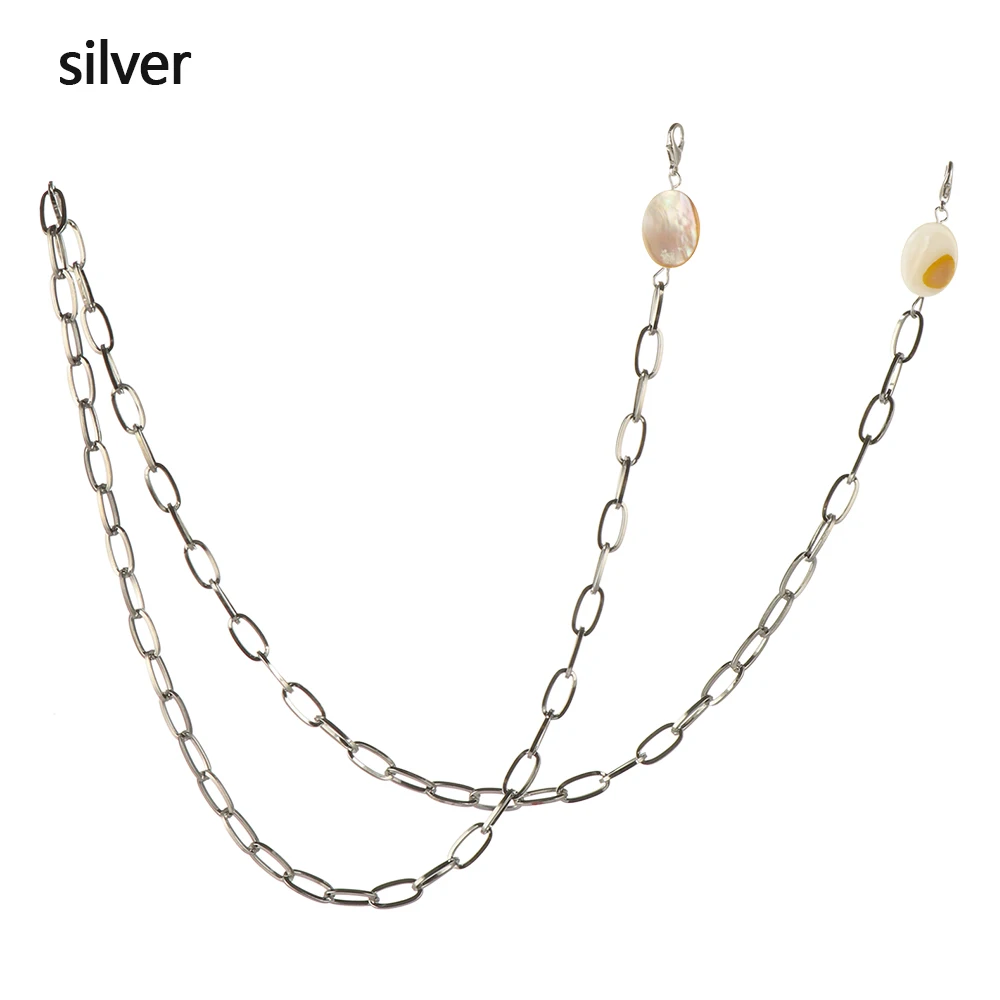 

1Pc 70cm Reading Glasses Chain for Women Shell Beads Sunglasses Cords Beaded Eyeglass Lanyard Hold Straps Black Eyewear Retainer
