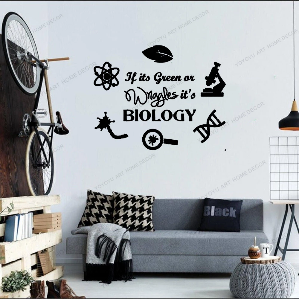 

It's Biology Vinyl Sticker Teacher Gift Biology Wall Decal Science Wall Decal Classroom School Decoration CX1491