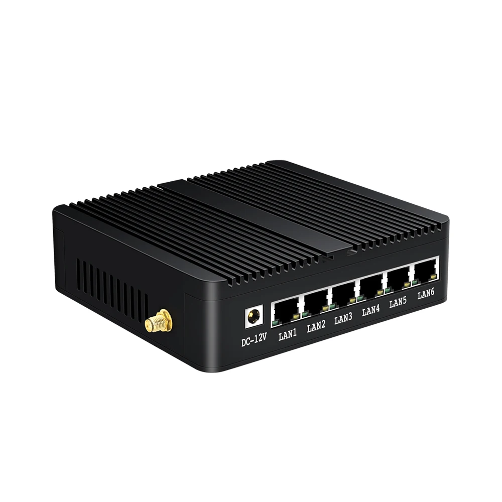 Мини-ПК PfSense брандмауэр OPNSense маршрутизатор шлюз VPN компьютер Intel Celeron Quad Core J1900 6
