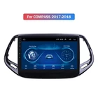 Автомобильный мультимедийный плеер, 1 + 16 ГБ, Android 10, для Jeep Compass 2017-2018, GPS-навигация, 2Din
