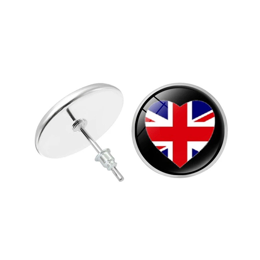 Великобритания национальные серьги с флагом Англия Wales Scotland Северная Ирландия