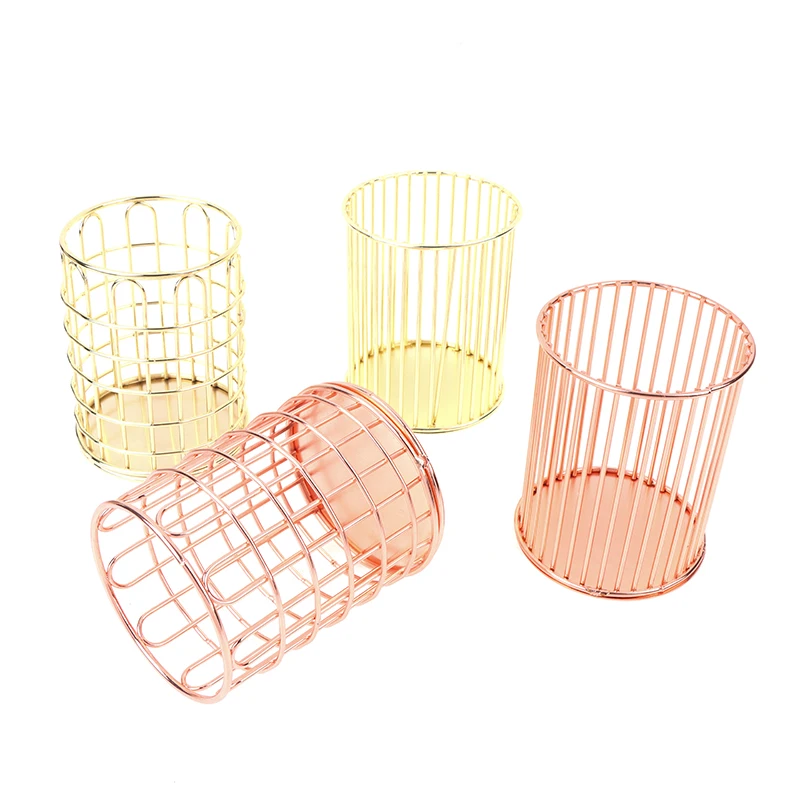 

Desktop Pen Holder Office School Storage Case Desk Pen Organizer Makeup Storage