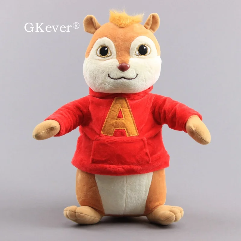 32 CM Movie Toys Alvin And The Chipmunks Plush Dolls Cute Chiomunks Squirrel Stuffed Toys Gift For Baby Kids