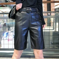 womens leather pants new pu leather pants loose and thin black casual wide leg pants leggings boots pants women