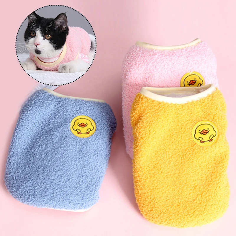 

Pet Vest Hoodie Dog Clothes Fashion Dogs Clothing Pet Outfits Velvet Cute Winter Yorkies Thicker Blue Boy Ropa Para Perro