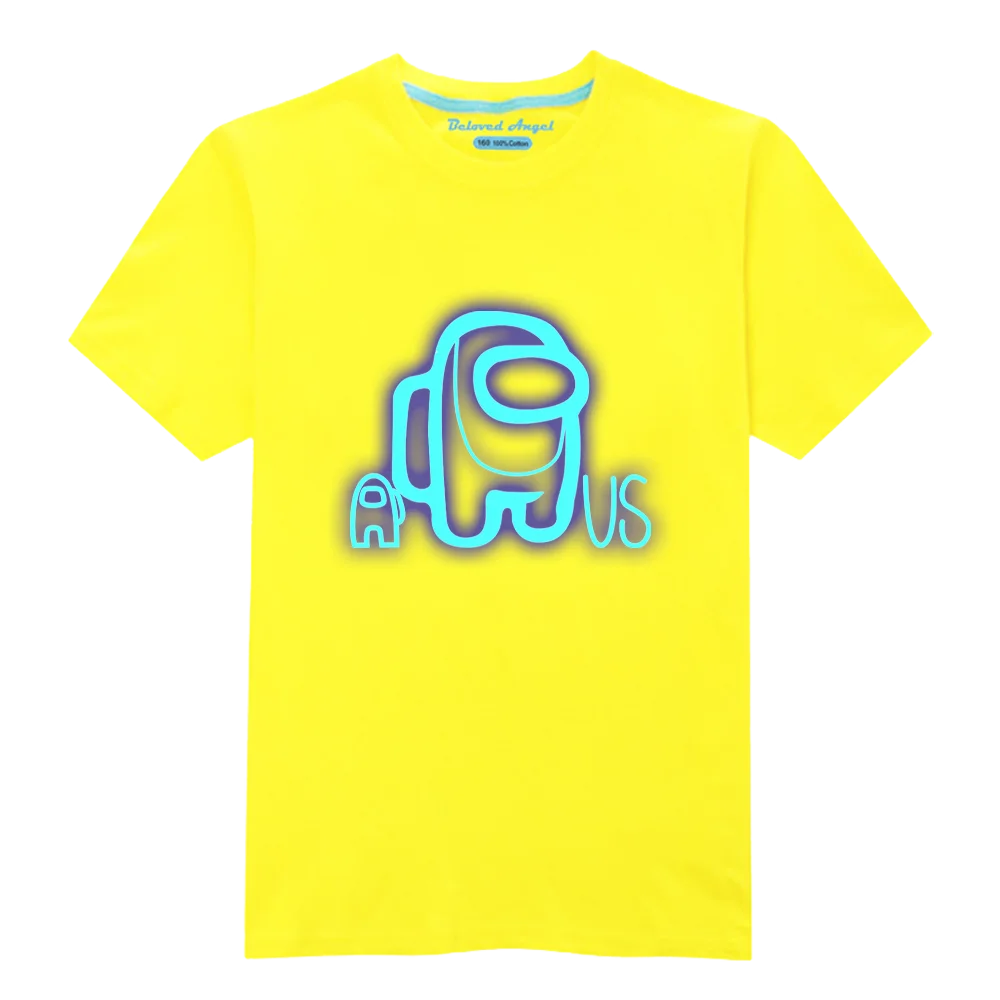 

Summer 3D Short Sleeve Luminous T-Shirt For Boys Cartoon Anime T-Shirt Fashion Casual Short Sleeve Kids Girls Tops Tee 3-15T