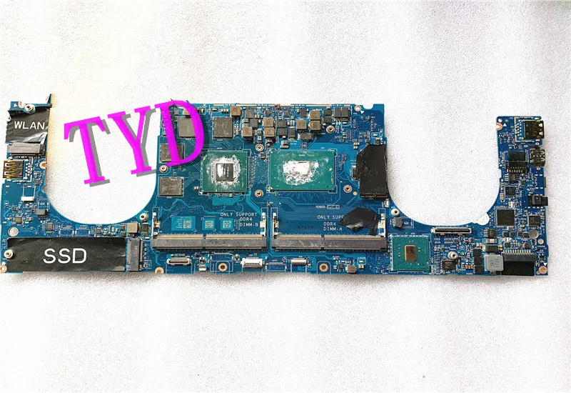 

Оригинальная материнская плата для ноутбука DELL 9560, модель 0YV12N, модель YV12N, модель SR32S