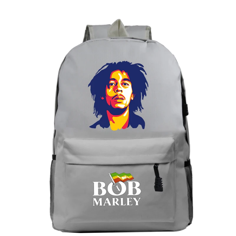18 Bob Marley Legend рюкзак для подростков, брезентовые школьные сумки для женщин и мужчин, рюкзак для ноутбука, детские сумки для книг, Модный повседневный рюкзак для путешествий - Цвет: 18