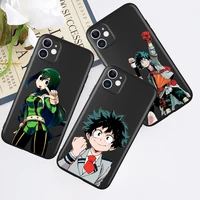 phone cases coque for iphone 12 mini pro 7 8 plus tpu silicone coque for iphone 11 pro x xs max xr se2 my hero academia midoriya