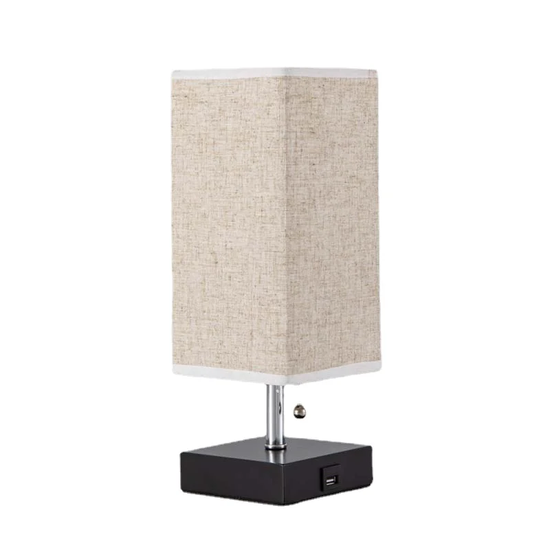 

Современный USB-светильник, простой черный, кофейный, деревянный основание, прикроватный столик, декоративные лампы для учебы