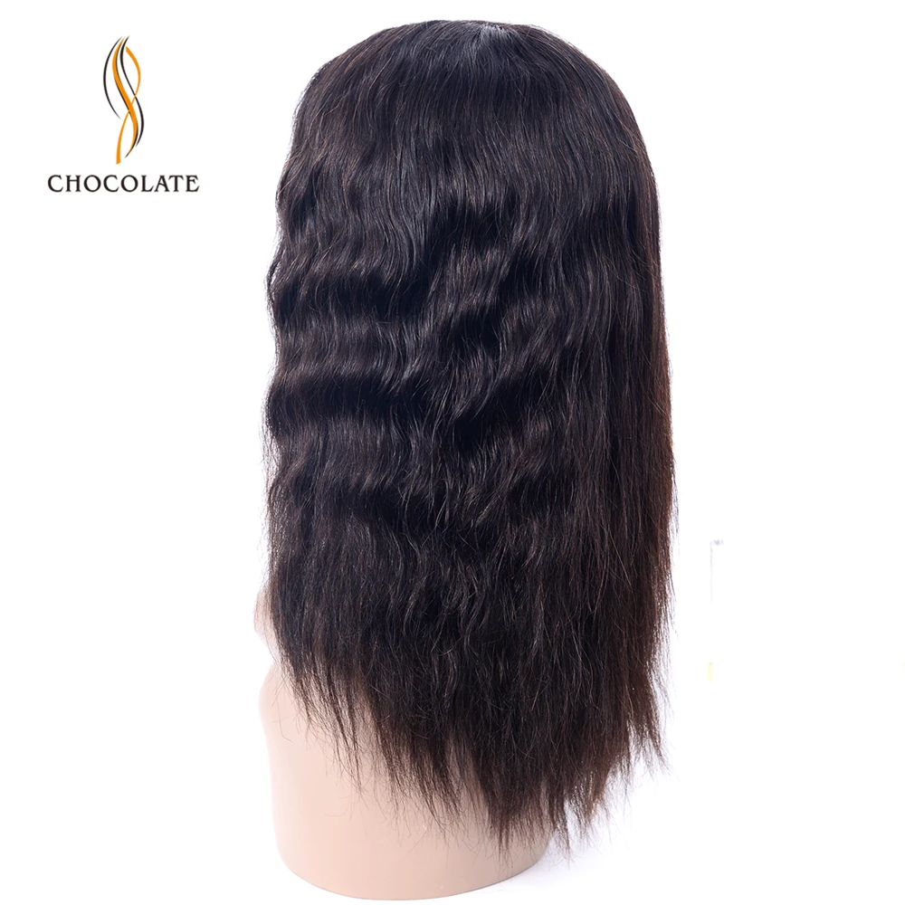 Wet and Wavy Human Hair Wigs Straight Remy Brazilian Lace Front Human Hair Wigs with Natural Hairline 13*2 Become Wave after Wet