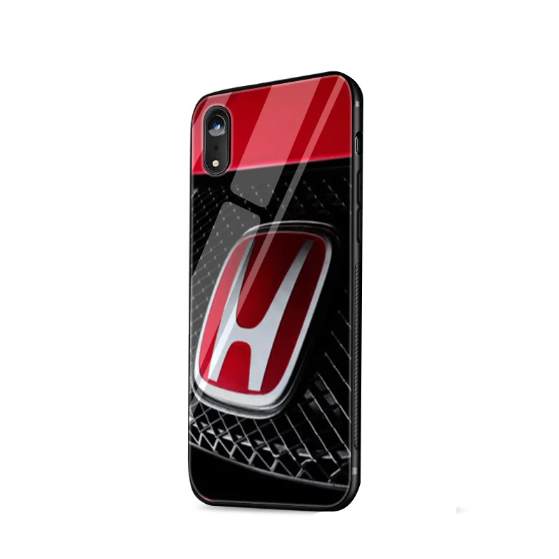 Desxz Honda H крыло закаленное стекло чехол для iPhone 5 5S SE 6 6s 7 8 Plus X XS MAX XR |