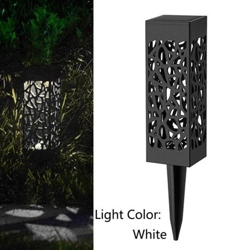 

8Pcs LED Solar Waterproof Lawn Light for Outdoor Garden Patio Yard Path Decoration White Light