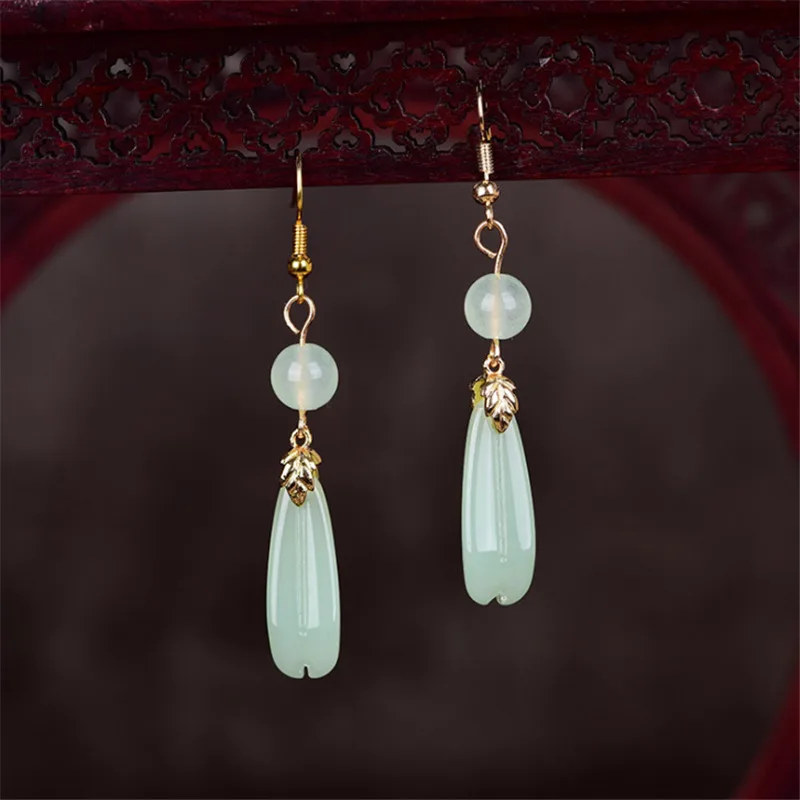Yanting Glass Glazed Tassel Earrings Female Gifts For Women Handmade Jewelry Ethnic Earrings Shell Flower Earring Hanging 0137