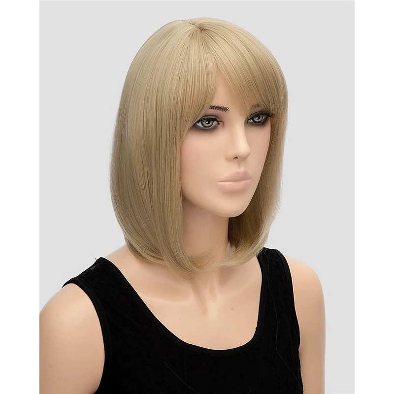 HAIRJOY синтетические волосы для женщин короткий пепельный блонд прямой парик
