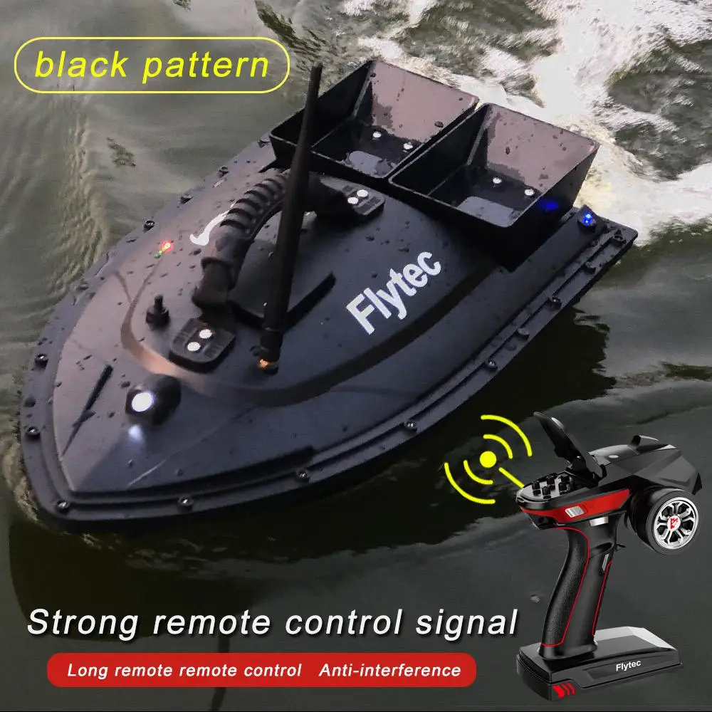 Фото Радиоуправляемая лодка Flytec V500 для рыбалки рыболокатор с дистанционным