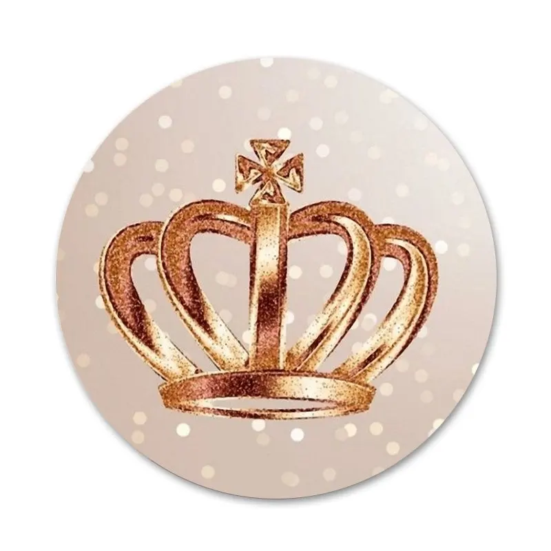 58 мм король и королева значок с изображением короны брошь заколка аксессуары для