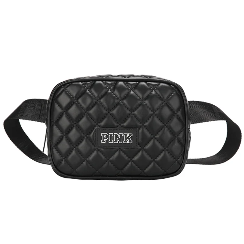 

Fashion rhombus Lattice Pattern Waist Bag Women's Waterproof large Capacity Messenger Bag Ladies new Designer PU Fanny Pack
