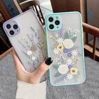 moskado fashion flower camera protection phone cover for iphone 12 mini 11 pro max x xr xs max 7 8 7plus hard pc back cases