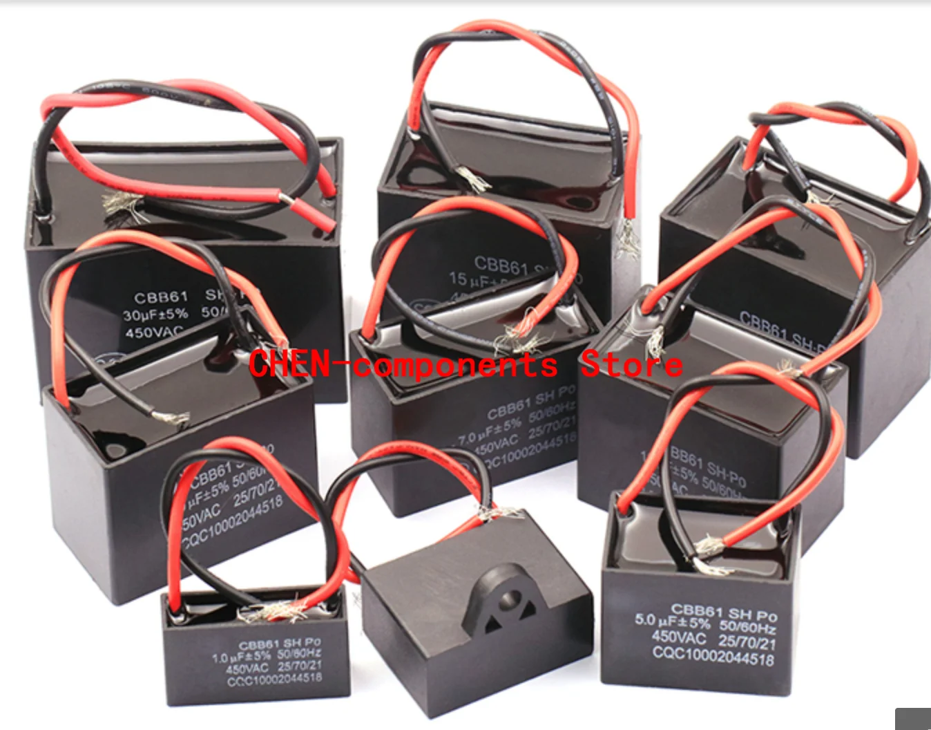 1 шт. новые CBB61 450V 0 мкФ ~ 20 стартовый конденсатор с алюминиевой крышкой вытяжной