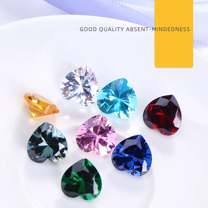 ЦИРКОНИЕВЫЕ камни Astrobox, Пришивные бусины в форме сердца с заостренной задней крышкой, россыпью, для одежды, аксессуаров для изготовления ювелирных изделий «сделай сам»