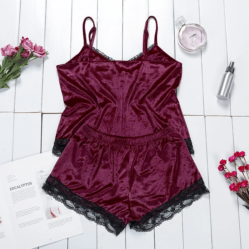 Suphis без рукавов кружевной топ на бретельках и бант короткая бархатная Женская