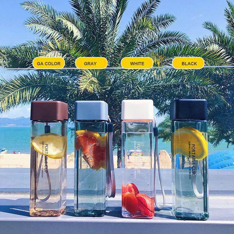 Новая квадратная пластиковая бутылка My Bottle 500 мл для бутылок воды напитков с