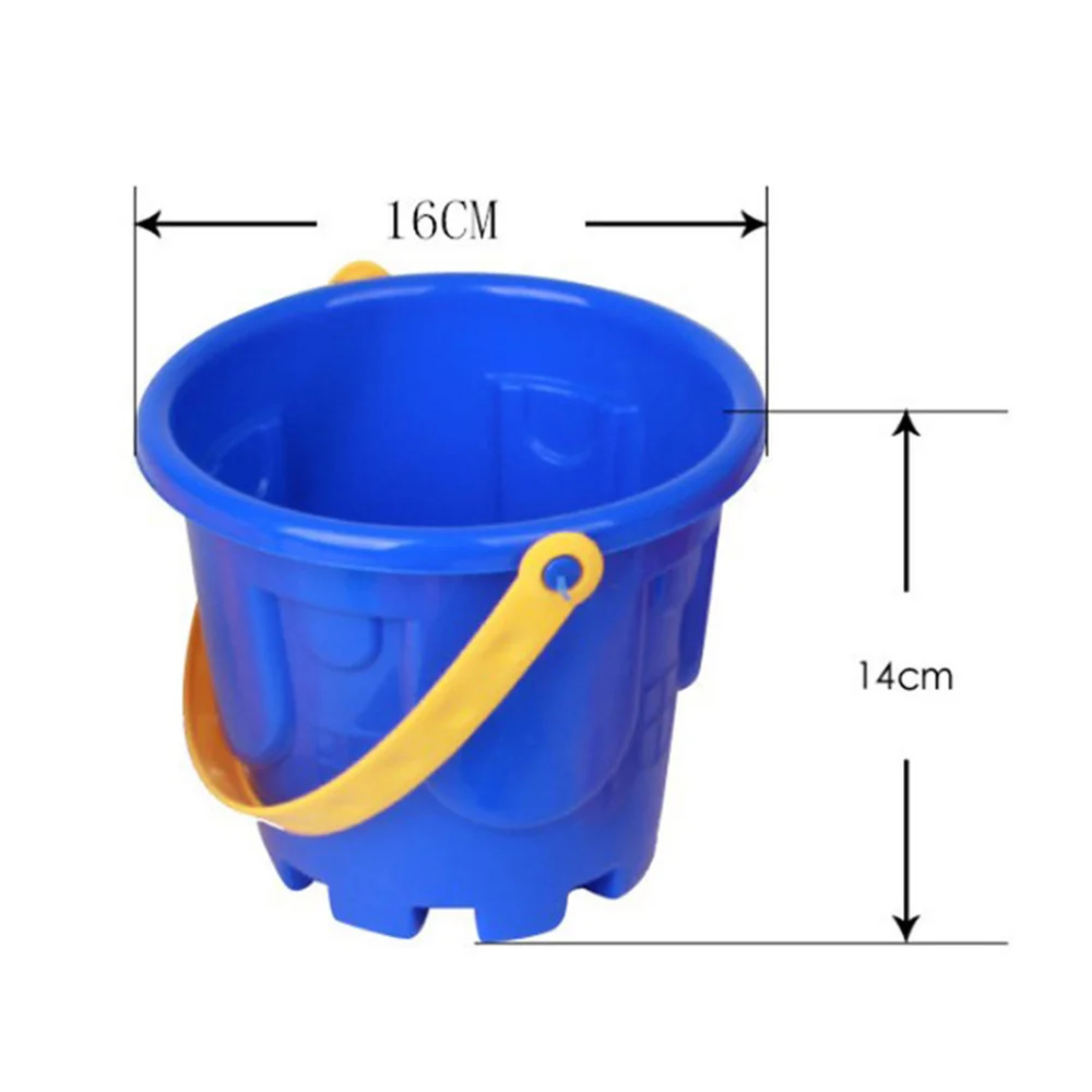 

9Pcs Castle Sand Tools Beach Set Multicolor Creative Sand Mold Kits with Cartoon Molds and Bucket for Pools Backyard and Sandbox