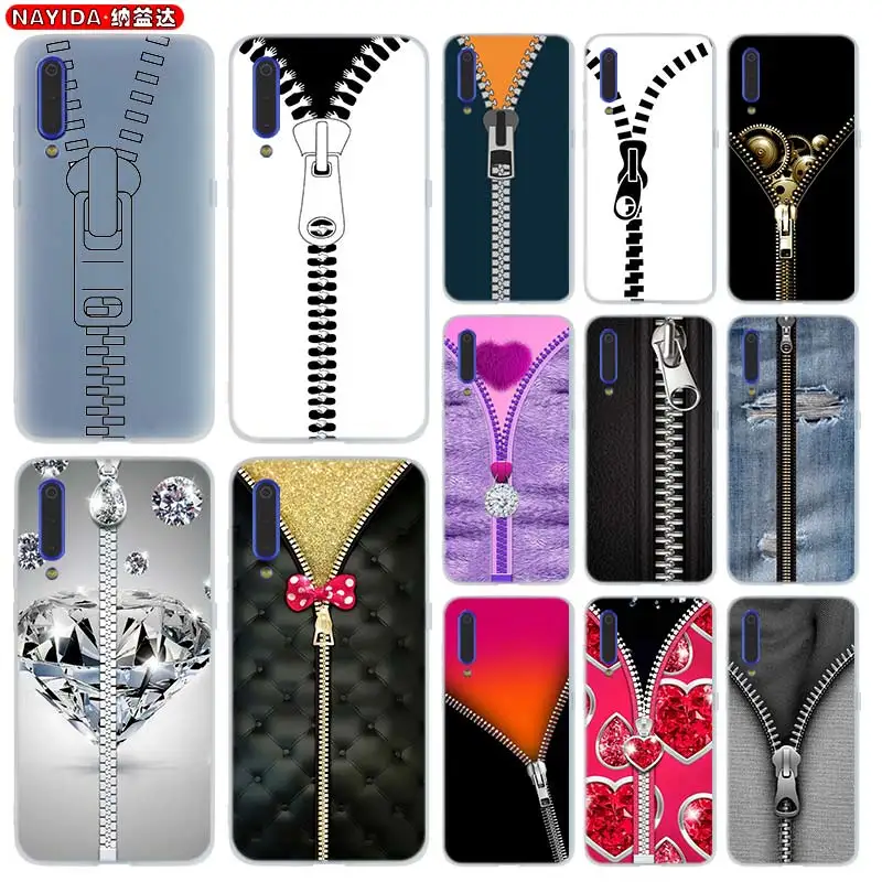 

Soft Silicone Case For Xiaomi 11 10 9 8 A2 A3 CC9 Lite POCO X3 Pro 6X 10i 9se Cover Best zipper