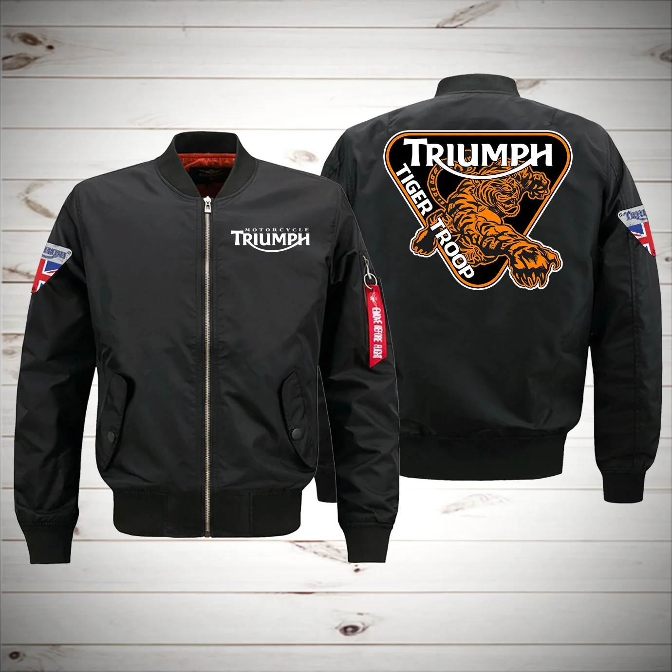 

Triumph Motorcycle ClassicLogo Motorcycle Lover Club Jackets Bomber Hoodies Sweatshirt Women Men's Winter Coat Jaqueta Feminina