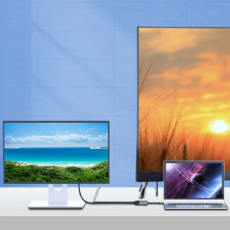 Док-станция для ноутбука с двумя портами USB Type-C HDMI 3 0 | USB-хабы