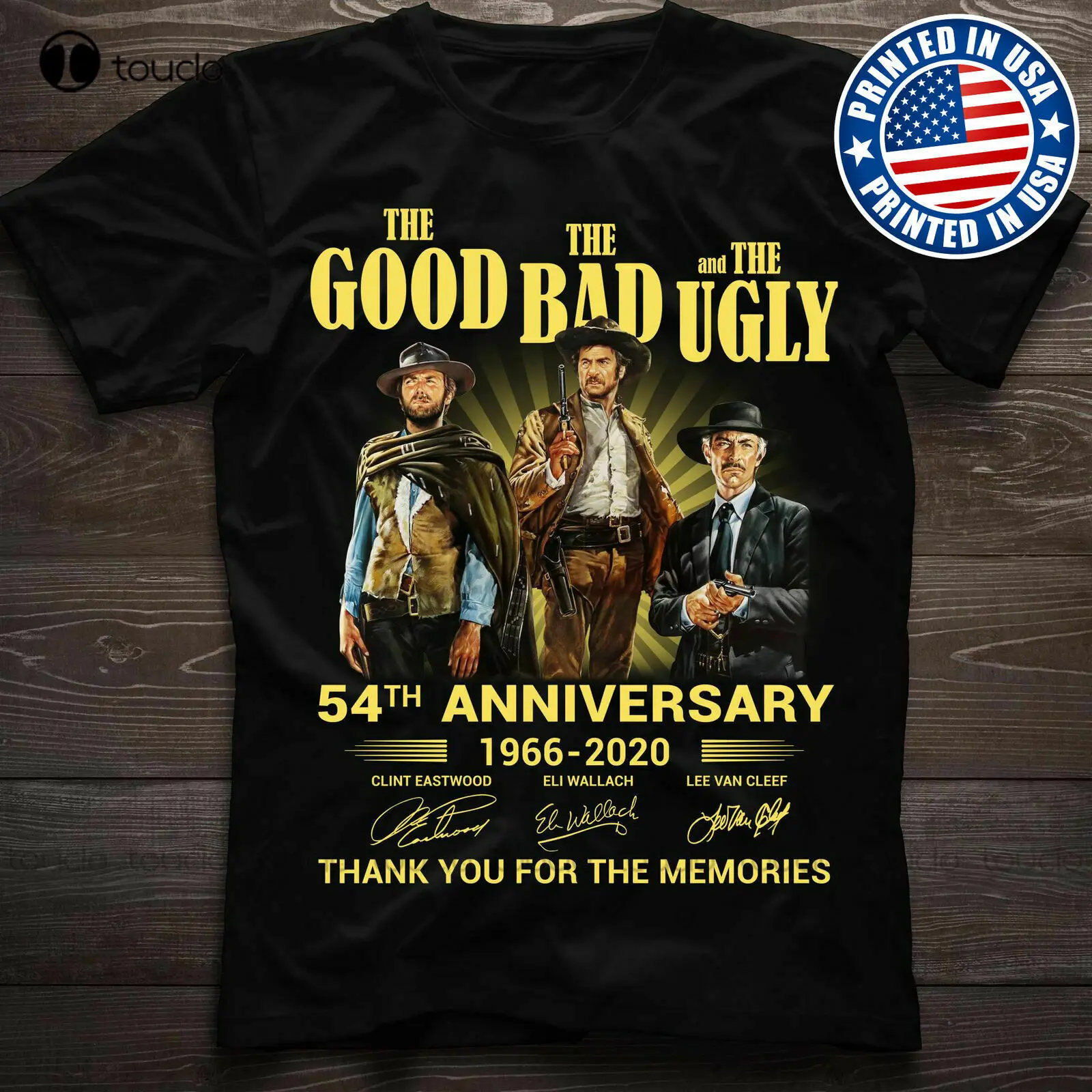 

The-Good The-Bad And The-Ugly 54Th Anniversary 1966 2020 Thank You T-Shirt Swim Shirt Custom Aldult Teen Unisex Xs-5Xl