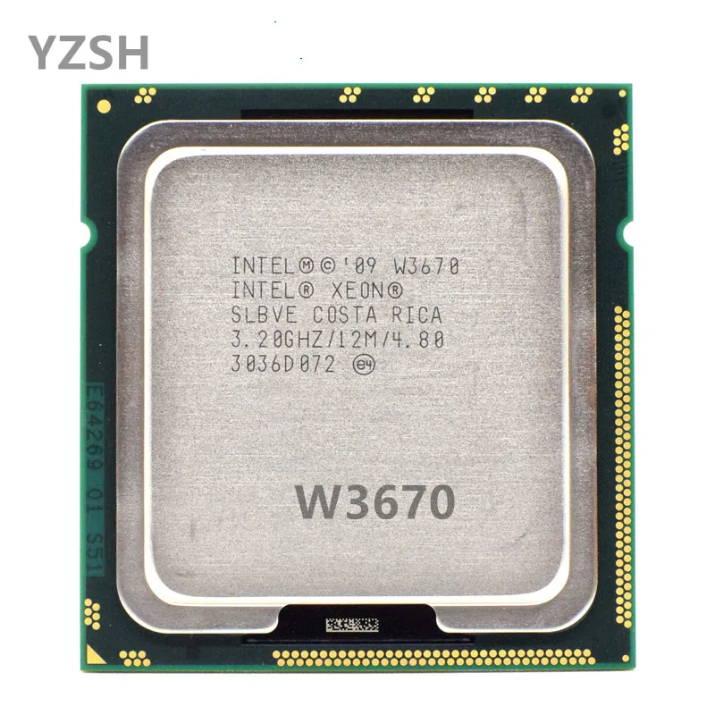 

Intel Xeon W3670 3.2-3.46GHz 12M 6 Core 12 thread LGA 1366 Processor