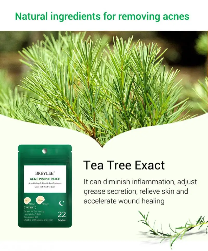 5 шт дневной и ночной режимы для лечения прыщей наклейки маски лица патч Чай