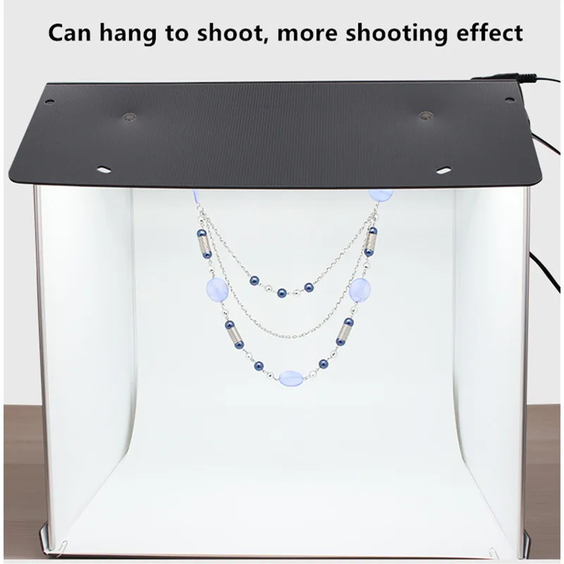 SANOTO 1" x 16" Настольный светильник для фотосъемки 102 шт. светодиодный светильник с регулируемой яркостью Портативный складной софтбокс для фотостудии
