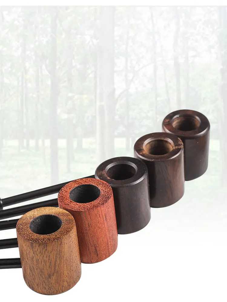 Red wood Cigar Pipe Holder straight tobacco Store Smoking Accessories Men Gadget Best Christmas Gift For Husband | Дом и сад